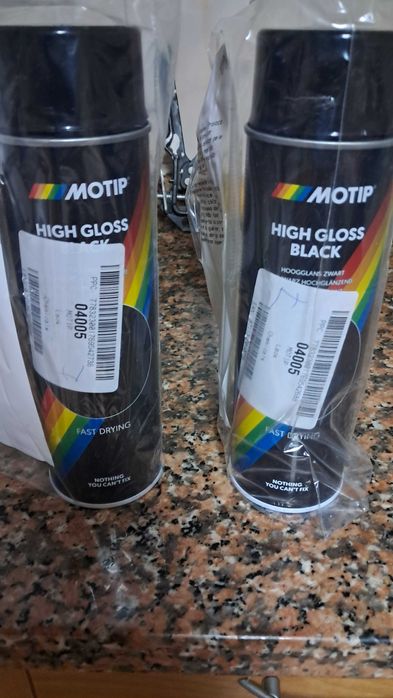 Tinta jantes motip preto brilhante