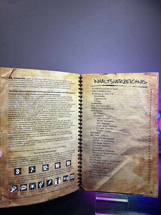 Farcry 2 Xbox 360 manual instrukcja