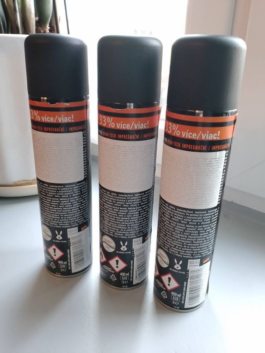 Impregnat Collonil Carbon Pro 400ml - Zestaw 3 szt. Nowe do butów kurtek