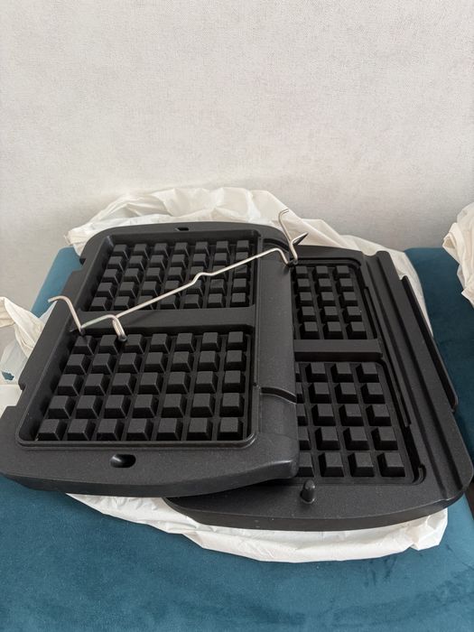 Електрогриль Tefal OptiGrill+ GC712D34 + пластини для вафель