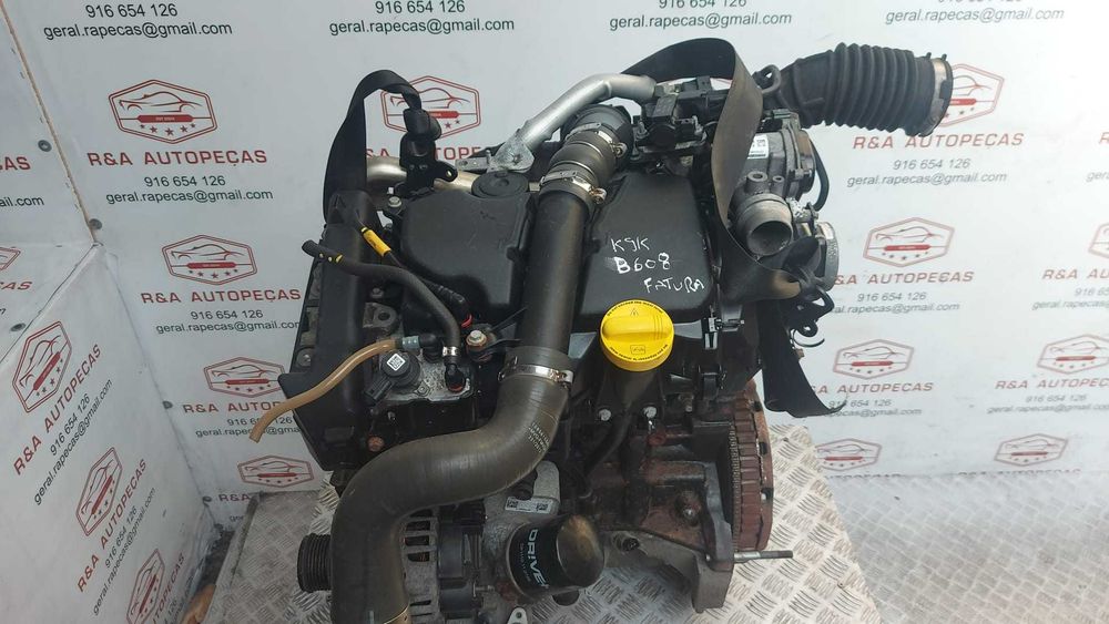 Motor Completo K9KB608 K9K608 Renault 1.5 DCI 8v 90cv Bosch