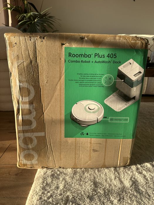 Robot Sprzątający Mopujący iRobot Roomba Plus 405 Combo + stacja