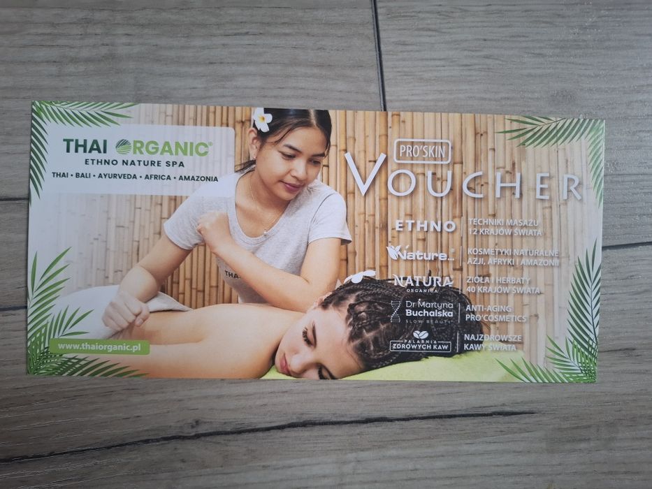 Voucher na masaż Thai Organic Łódź Górna