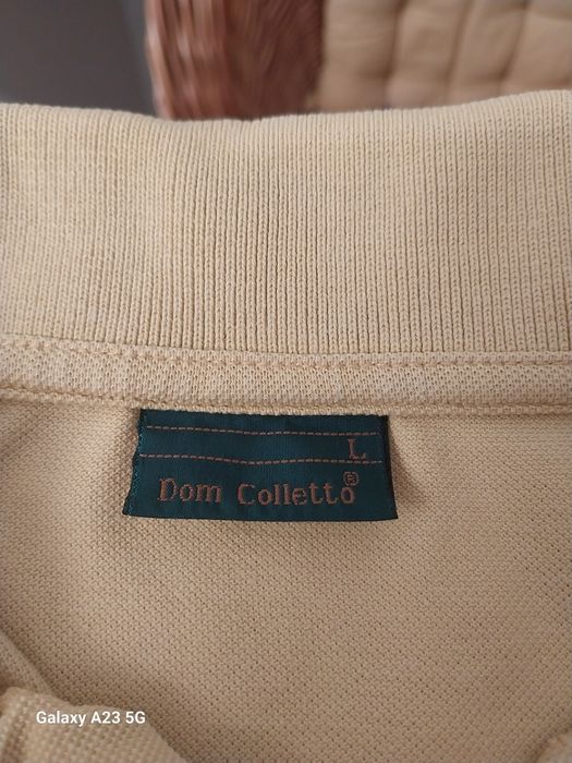 Polo para homem, amarelo torrado