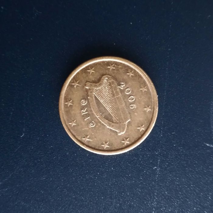 Moedas raras de 1 eurocent de Irlanda