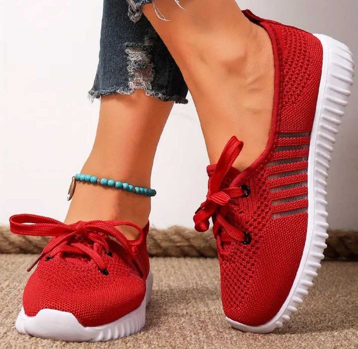 Buty damskie czerwone