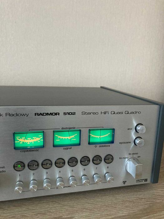 Amplituner Radmor 5102 - po całkowitej rewitalizacji - jak nowy