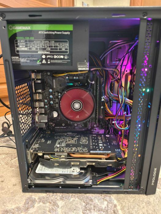 ПК Ryzen 5 2600 8 gb ddr4 SSD/HDD GTX 1060gb + Мон 23 ips