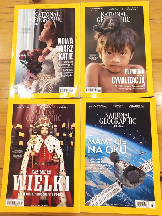 Czasopisma National Geographic 2018 12 szt. cały rocznik