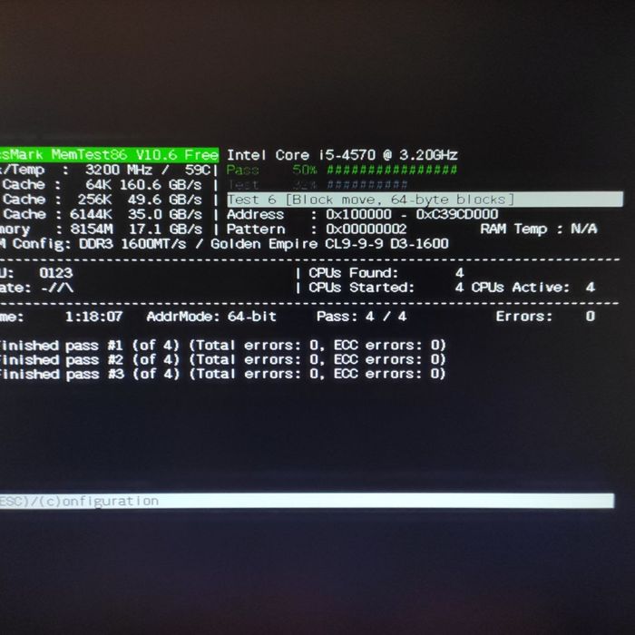 Оперативна пам'ять GEIL DDR3  8GB(2*4 GB) 1600Mhz CL9