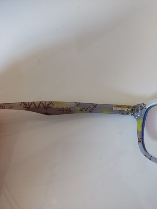 Okulary korekcyjne RayBan 5228 ze szkłami -1 blue antyrelfeks