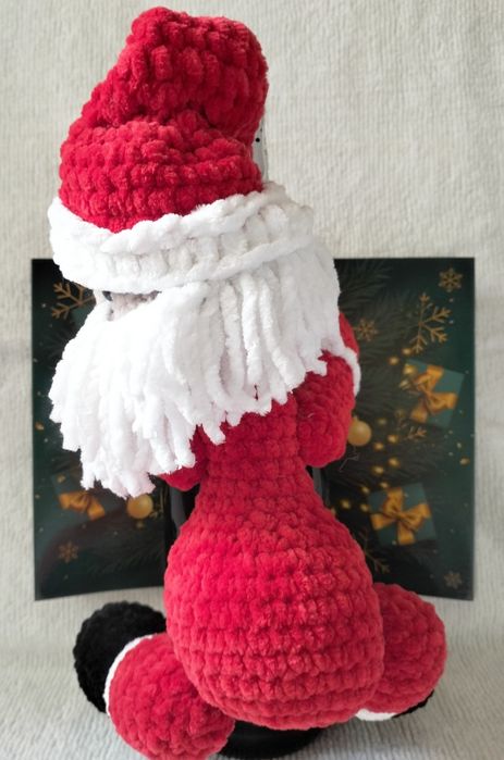 Мягкая игрушка. Санта Клаус. Новогодний мягкий подарок.