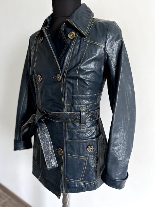 Шкіряна жіноча куртка натуральна розмір М