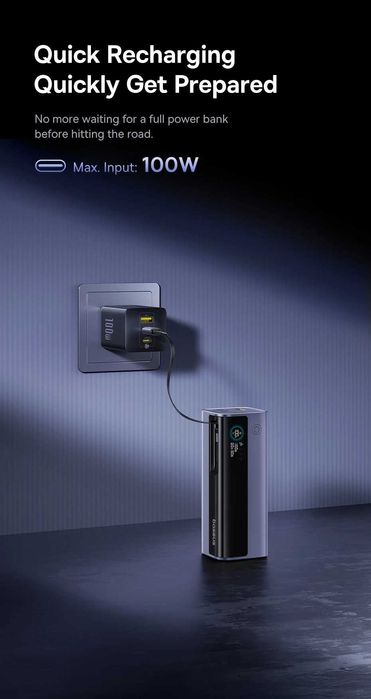 Powerbank BASEUS EnerGeek GR11 для ноутбука 145Вт 20,000мАг