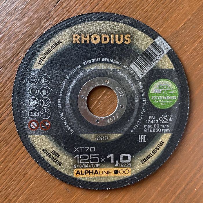 Відрізний диск Rhodius XT70