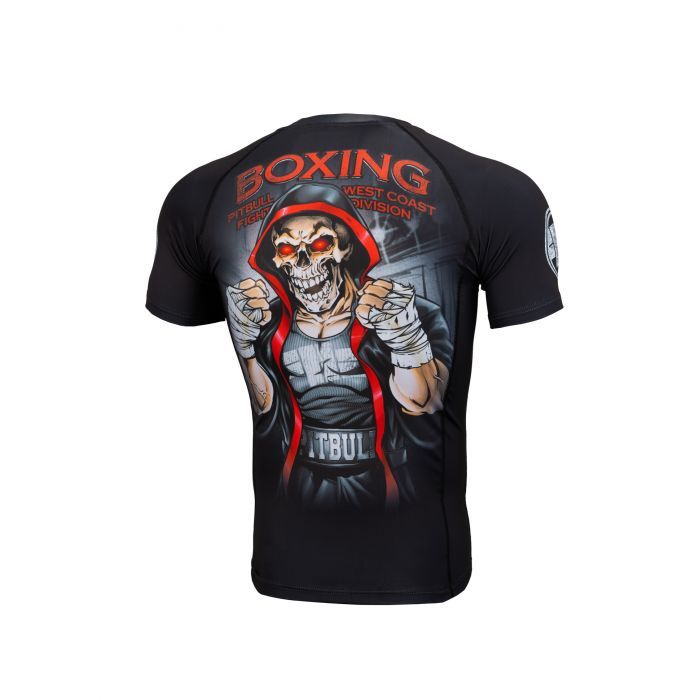 PIT BULL rashguard rash shortsleeve BOKS BOXING