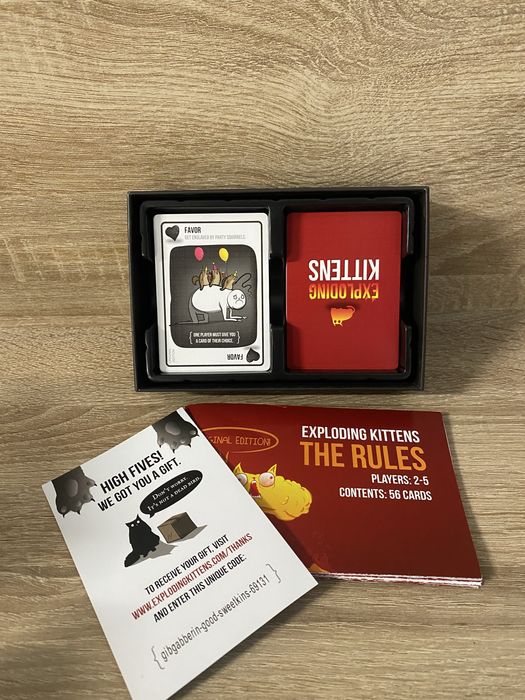 Gra exploding kittens