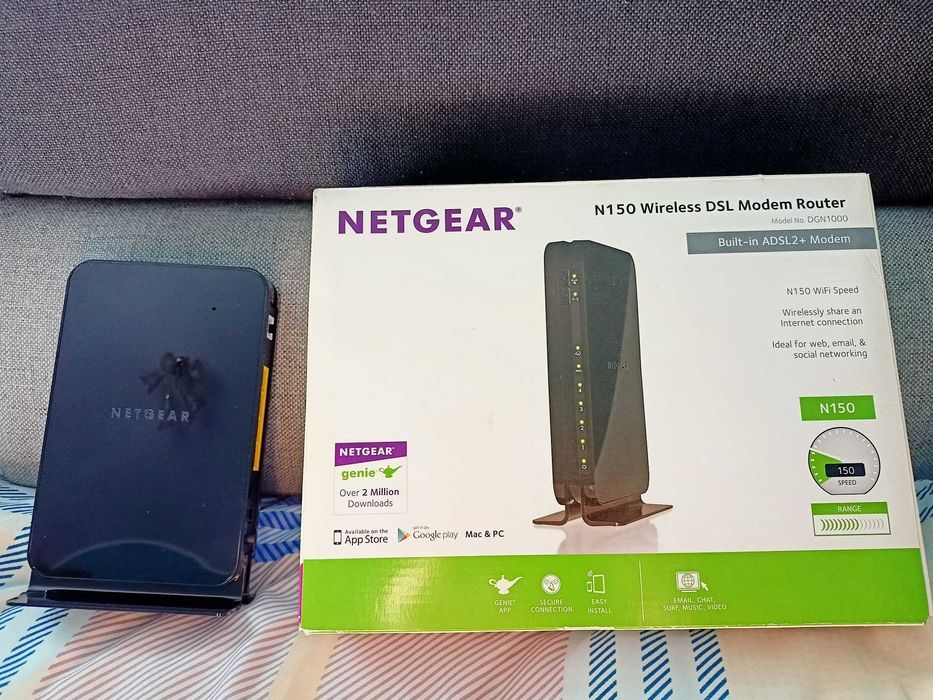 NETGEAR N150 Wireless ADSL2+ Modem Router (DGN1000v3)