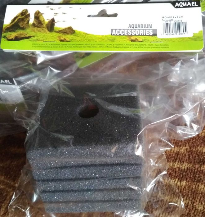 Gąbka DO FILTRA AQUAEL TURBO 650 i Aqua Szut 750 Nowa 1 sztuka !!!