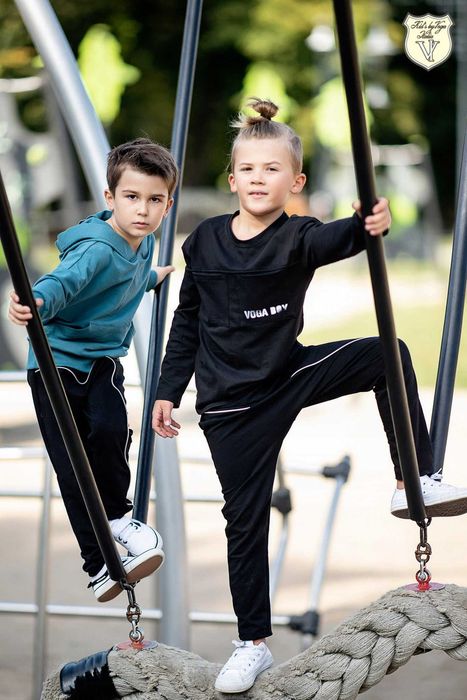 Spodnie dres bawełniane dla chłopca nowe rr., 110-116