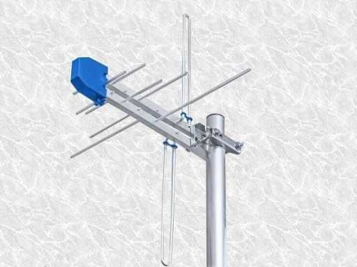 Antena TV logarytmiczna VHF UHV Combo