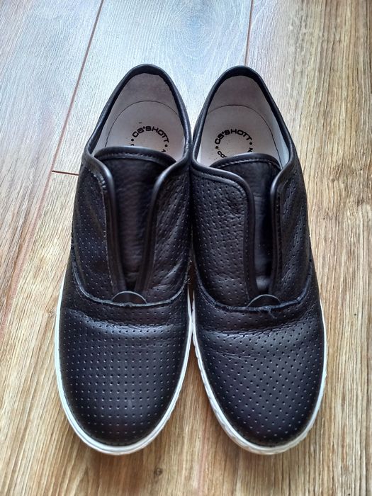 Skórzane buty Ca'Shott praktycznie nowe