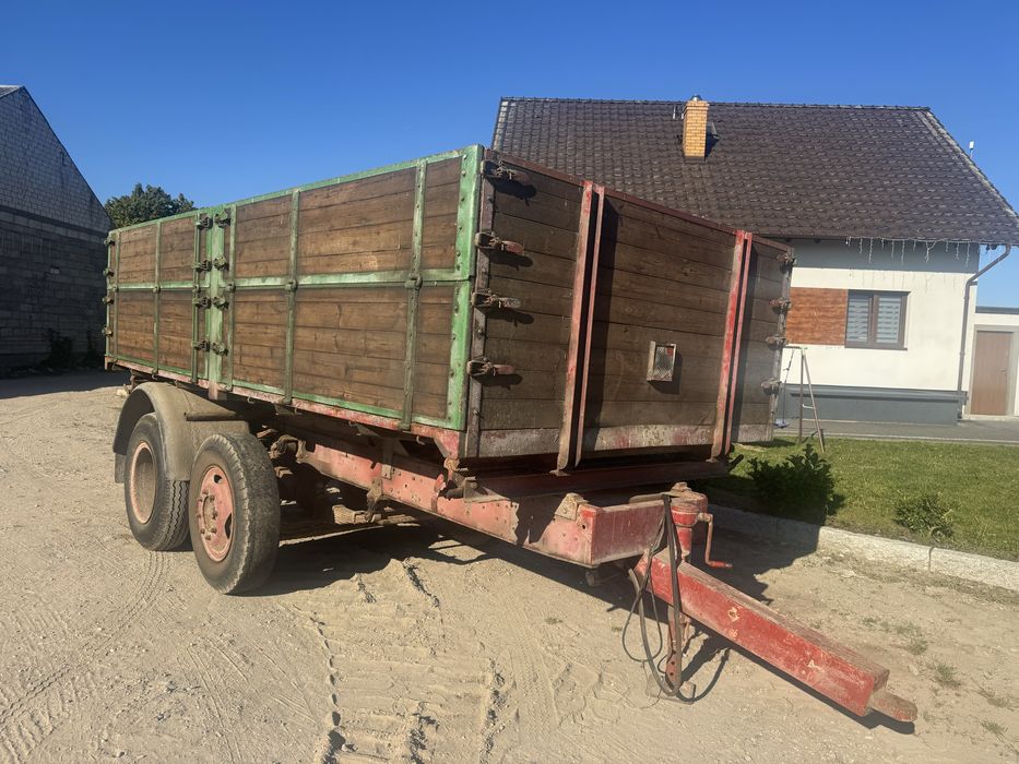 Przyczepa rolnicza wywrotka tandem