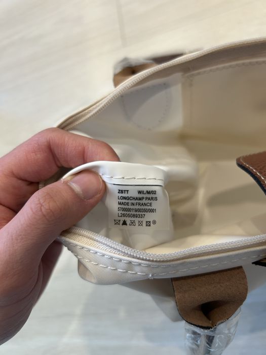Torebka Longchamp Le Pliage White - M