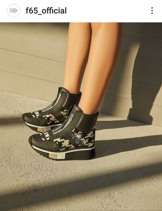 Оригинал. 36-36.5 Ботинки кроссовки хайтопы FABI F65 Италия