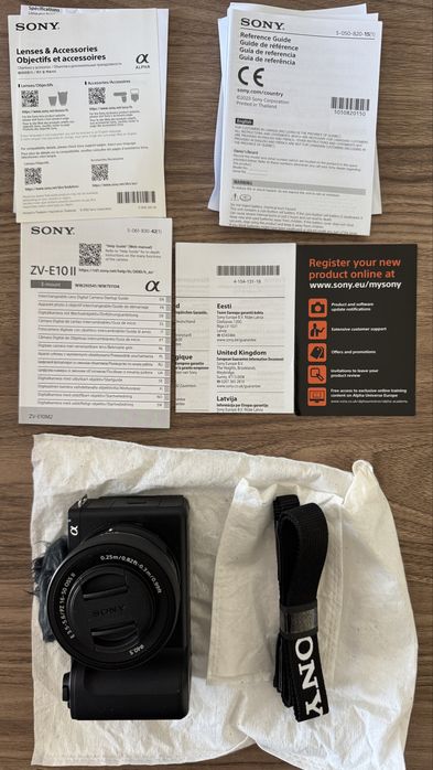 SONY ZV-E10 II + 16-50mm OSS II (garantia Sony 3 anos)