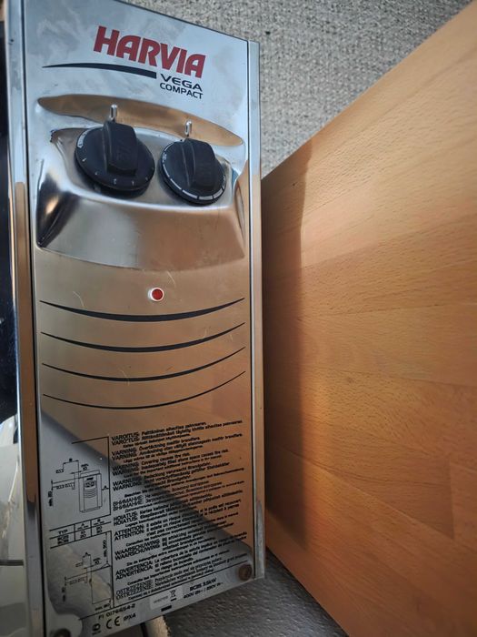 Piec elektryczny do sauny HARVIA Vega Compact BC35 3.5kW + KAMIENIE + Części do sauny używane