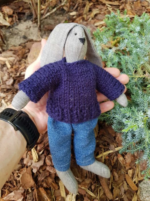 Przytulanka królik 25 cm | Maskotka zajączek | Prezent dla dziecka