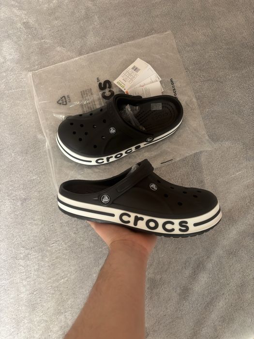 Crocs чорні оригінал нові сабо (крокси)