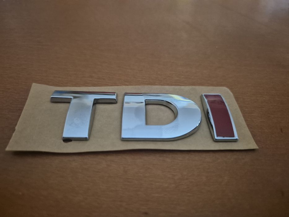 oryginalny emblemat napis tdi vw 75x25 mm nowy oem