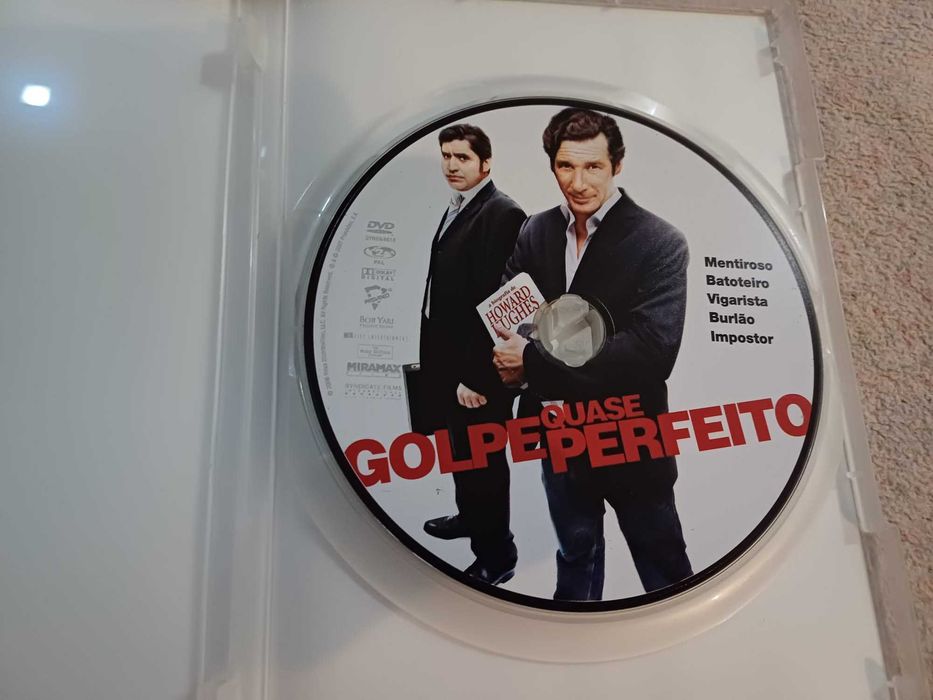 DVD Golpe quase perfeito, c Richard Gere, Alfred Molina, David A Baker