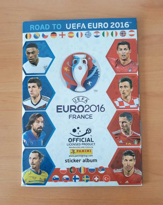 Caderneta Road to Europeu 2016 panini como Nova COMPLETA