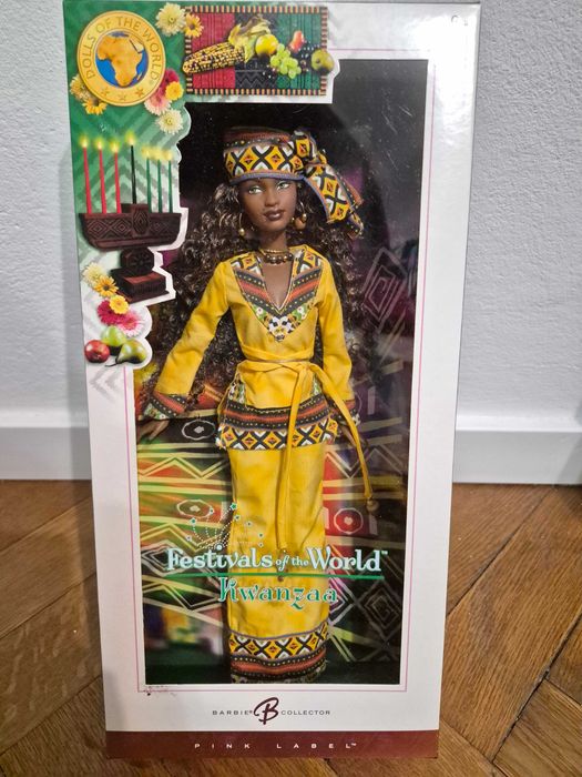 Barbie lalka kolekcjonerska Kwanzaa Festivals of the World