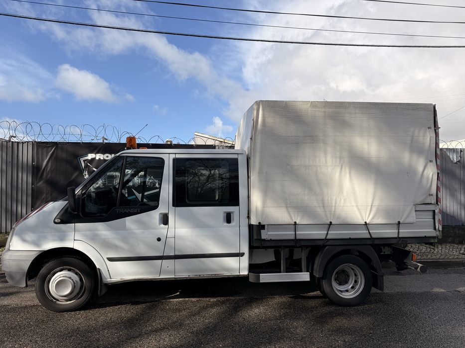 FORD TRANSIT 7 LUG C/PLATAFORMA APENAS 150.000km ###OPORTUNIDADE###