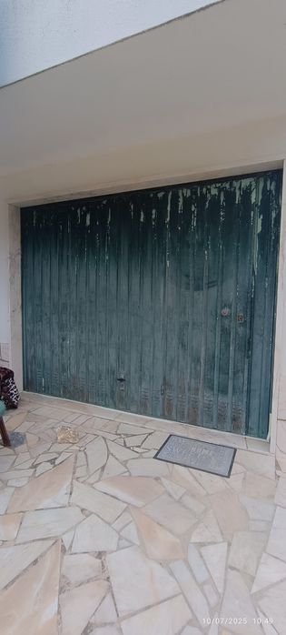 Portão basculante ferro garagem