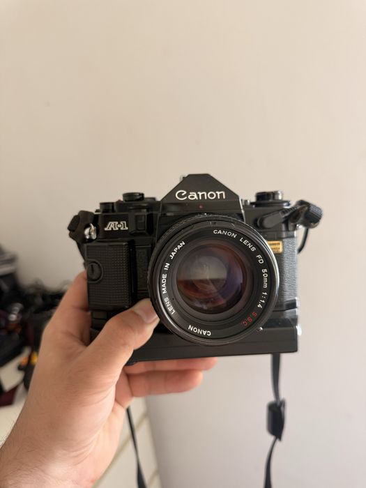 Canon A1 + 50 1.4SSC