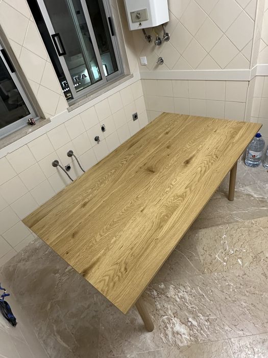 Mesa de jantar JYSK ALSTED 90x160 cm (carvalho natural)
