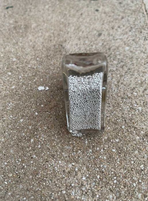 Anel silver Pylones retangular ajustável