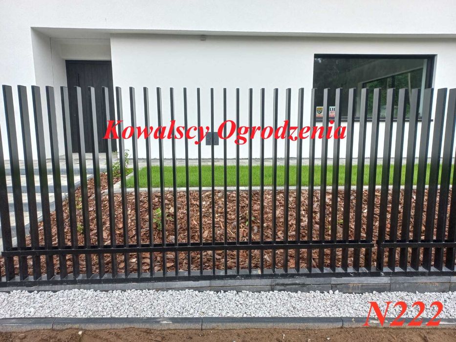 Ogrodzenia frontowe Grzebieniowe Palisadowe Żaluzjowe na Wymiar Montaż