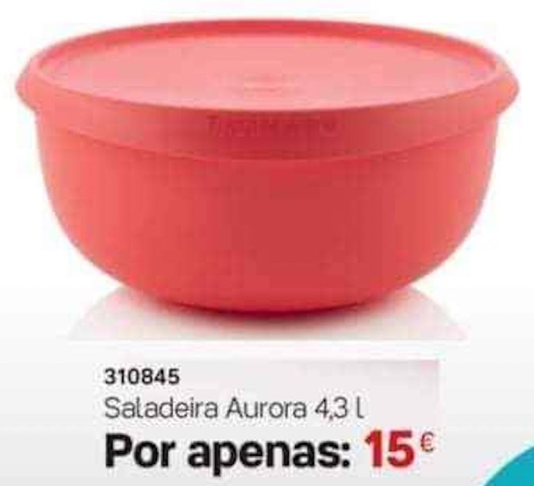 Saladeira Aurora Azul ou Laranja 4.3L Tupperware