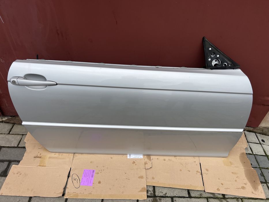 Drzwi prawe prawy przod bmw e46 coupe cabrio titansilber metalic