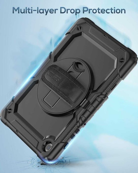 SEYMAC etui pancerne 360 Samsung Galaxy S6 Lite 10,4" obrotowe stojak