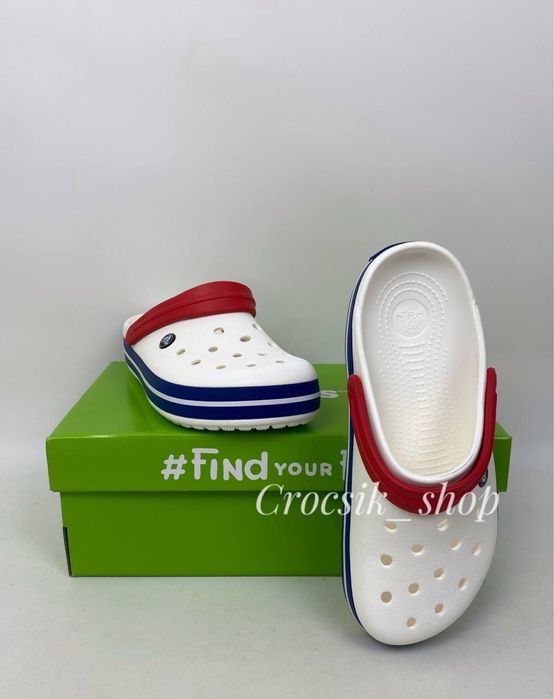 Чоловічі стильні крокси сабо crocs Crocband