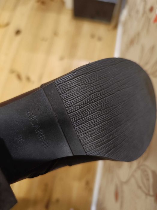 Skórzane kozaki Carinii rozm.36