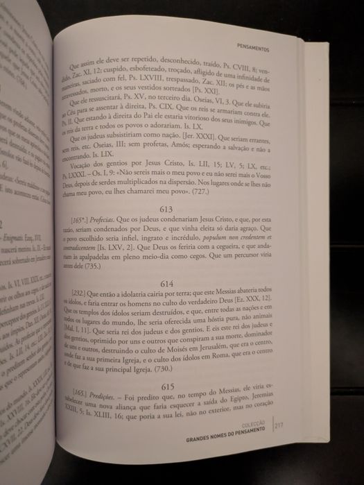 L " Pensamentos " Pascal  ( Opt. Estado)
