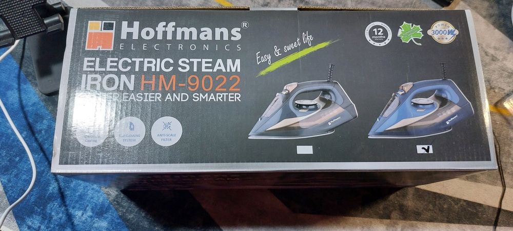 Утюг Hoffmans HM- 9022 новый, (подарили 2 одинаковых)